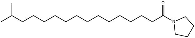 1-(15-Methylpalmitoyl)pyrrolidine Structure