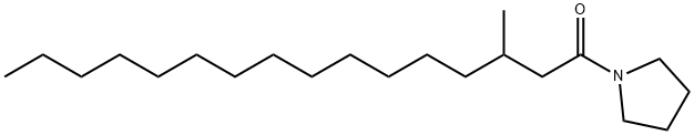 1-(3-Methylpalmitoyl)pyrrolidine Structure