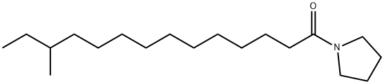 1-(12-Methyltetradecanoyl)pyrrolidine Structure