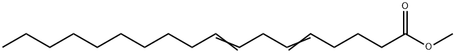 5,8-Octadecadienoic acid methyl ester Structure