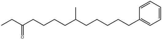 8-Methyl-13-phenyl-3-tridecanone Structure