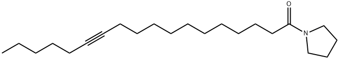 1-(1-Oxo-12-octadecynyl)pyrrolidine Structure