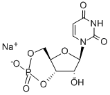 URIDINE-3',5'-CYCLIC MONOPHOSPHATE SODIUM SALT 구조식 이미지