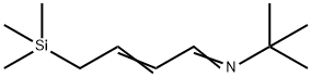 4-TRIMETHYLSILYL-N-TERT-BUTYLCROTONALDIMINE Structure