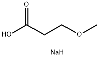 sodium 3-methoxypropanoate Structure