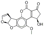 (3R)-2,3,6aβ,9aβ-Tetrahydro-3β-hydroxy-4-methoxycyclopenta[c]furo[3',2':4,5]furo[2,3-h][1]benzopyran-1,11-dione 구조식 이미지