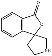 3H-SPIRO[2-벤조푸란-1,3"-피롤리딘]-3-ONE 구조식 이미지