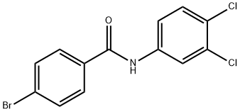 4-bromo-N-(3,4-dichlorophenyl)benzamide Structure