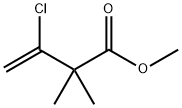 3-CHLORO-2,2-DIMETHYL-BUT-3-ENOIC ACID METHYL ESTER Structure