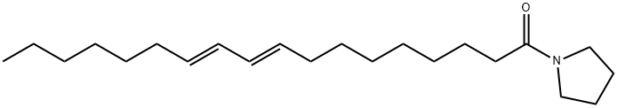 1-[(9E,11E)-1-Oxo-9,11-octadecadienyl]pyrrolidine Structure