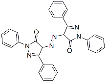 4,4'-Azobis[2,4-dihydro-2,5-diphenyl-3H-pyrazol-3-one] Structure