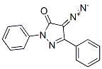 4-Diazo-2,4-dihydro-2,5-diphenyl-3H-pyrazol-3-one Structure