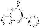 2-페닐-1,5-벤조티아제핀-4(5H)-온 구조식 이미지