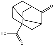 2-Adamantone-5-carboxylic acid Structure