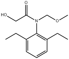 2HYDROXY26DIETHYLNMETHOXYMETHYLACETANILIDE Structure