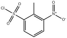 2-메틸-3-니트로벤젠설포닐클로라이드 구조식 이미지