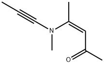 3-Penten-2-one,4-(methyl-1-propynylamino)-,(3Z)-(9CI) 구조식 이미지