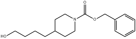 4-(1-Cbz-4-piperidyl)-1-butanol Structure