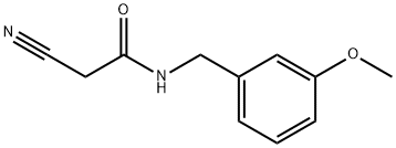 2-Cyano-n-(3-methoxybenzyl)acetamide Structure