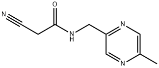아세트아미드,2-시아노-N-[(5-메틸피라지닐)메틸]-(9CI) 구조식 이미지