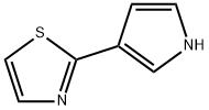 Thiazole,  2-(1H-pyrrol-3-yl)- Structure