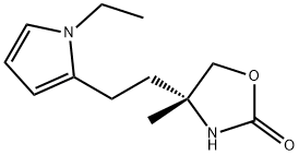 2-Oxazolidinone,4-[2-(1-ethyl-1H-pyrrol-2-yl)ethyl]-4-methyl-,(4R)-(9CI) Structure
