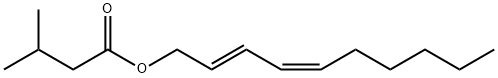 (2E,4Z)-deca-2,4-dienyl isovalerate Structure