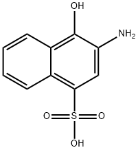 1-AMINO-2-NAPHTHOL-4-SULFONIC ACID 구조식 이미지