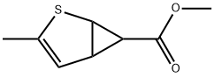 3-Methyl-2-thiabicyclo[3.1.0]hex-3-ene-6-carboxylic acid methyl ester Structure