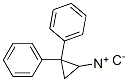 1,1'-(2-Isocyanocyclopropylidene)bisbenzene Structure