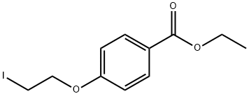 Ethyl 4-(2-iodoethoxy)benzoate 구조식 이미지