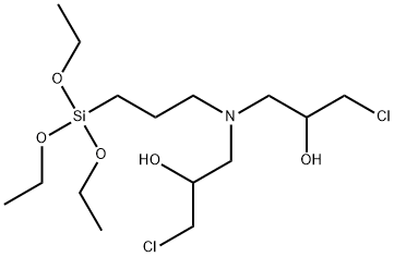 1,1'-[[3-(triethoxysilyl)propyl]imino]bis[3-chloropropan-2-ol] Structure