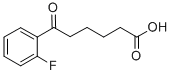 6-(2-FLUOROPHENYL)-6-OXOHEXANOIC ACID Structure