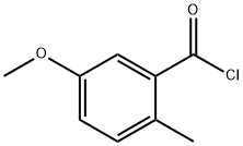 Benzoyl chloride, 5-methoxy-2-methyl- (9CI) Structure