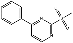 2-METHANESULFONYL-4-PHENYL-PYRIMIDINE Structure