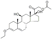 (11β)-17-Dihydroxy-pregna-3,5-dien-20-one 21-(Acetyloxy)-3-ethoxy-11 Structure