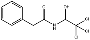 2-phenyl-N-(2,2,2-trichloro-1-hydroxy-ethyl)acetamide Structure