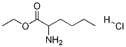 Ethyl 2-aminohexanoate hydrochloride Structure