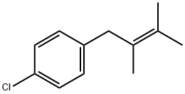 1-(2,3-디메틸-2-부테닐)-4-클로로벤젠 구조식 이미지