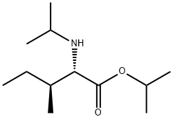 N-(1-Methylethyl)-L-isoleucine 1-methylethyl ester Structure