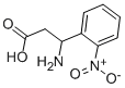 3-Amino-3-(2-nitrophenyl)propanoic acid Structure