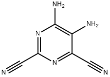 2,4-Pyrimidinedicarbonitrile,  5,6-diamino- Structure