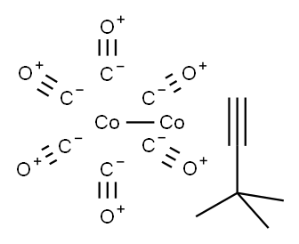 (3,3-DIMETHYL-1-BUTYNE)DICOBALT HEXACARBONYL Structure