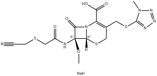 Cefmetazole sodium Structure