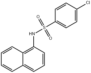 4-Chloro-N-(1-naphthyl)benzenesulfonaMide, 97% 구조식 이미지