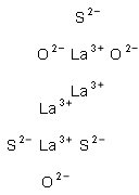 Lanthanum oxide sulfide 구조식 이미지