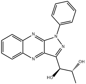 (1S,2R)-1-[1-Phenyl-1H-pyrazolo[3,4-b]quinoxalin-3-yl]-1,2-propanediol Structure