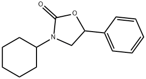 3-Cyclohexyl-5-phenyloxazolidine-2-one Structure