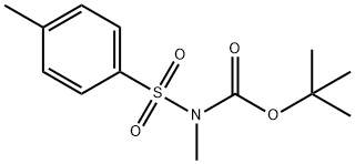 N-(tert-Butyloxycarbonyl)-N-methyl-p-toluenesulfonamide Structure