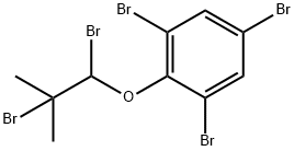 2,4,6-트리스브로모페닐-(2-메틸-2,3-디브로모프로필)에테르 구조식 이미지